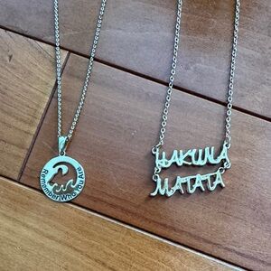 Set of 2 Hot Topic Lion King Necklaces